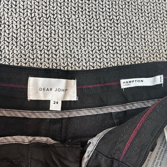 DEAR JOHN HAMPTON MID RISE SHORTS BLACK - Picture 2 of 5